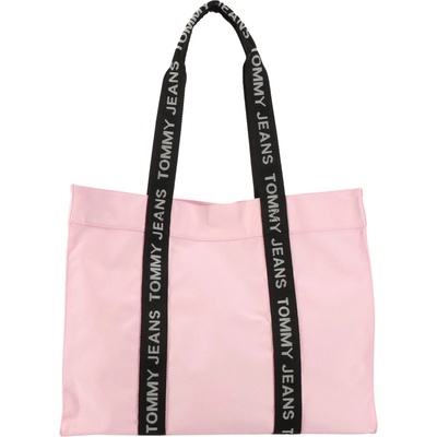 Tommy Hilfiger dámska kabelka TJW ESSENTIAL TOTE ružová čierna biela
