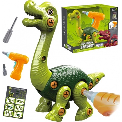 WOOPIE montovací dinosaurus + vŕtačka 31 ks