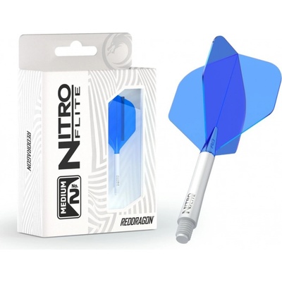 Red Dragon Nitro Flite - No2 - white & blue - medium – Zboží Dáma
