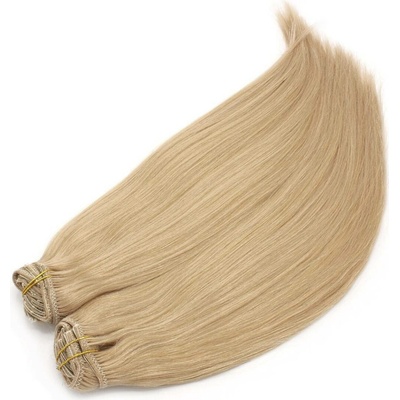 Clip in maxi set 73cm pravé lidské vlasy REMY PŘÍRODNÍ BLOND