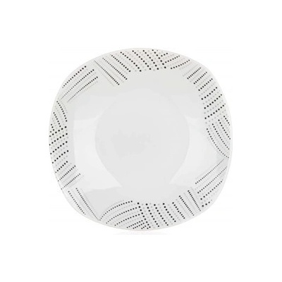 Banquet Talíř porcelánový hluboký CHARME 22 x 22 cm