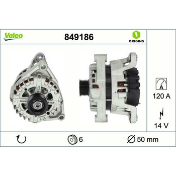 generátor VALEO 849186