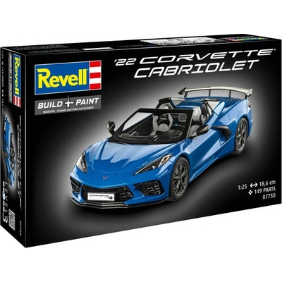 Revell Plastic ModelKit auto 07750 Corvette C8 Cabriolet 1:25