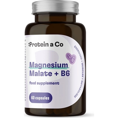 ProteinaCo Magnesium Malát + B6 60 kapslí