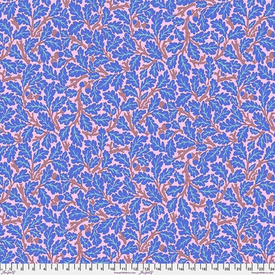 Bavlněná látka listy modrá | Kaffe Fassett x Morris & Co – Oak