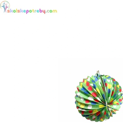 Wimex Lampión okrúhly PARTY zelený 24 cm