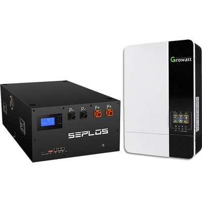 Seplos Mason 280 14kWh + měnič Growatt SPF 5000ES 5000W 48V