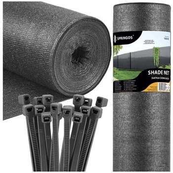 Springos Мрежа за засенчване Sn0071 светло антрацит 65 g/m2 1, 5 x 50 m (SN0071)