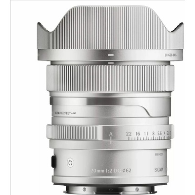 SIGMA 20mm F2 DG Contemporary I series pro Sigma L stříbrný SI 49S969