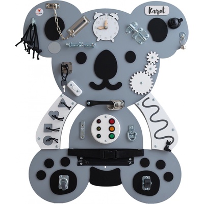 Foxy Family Activity board Koala sivá