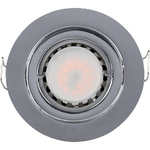 ELMARK Led МЕТАЛНА КРЪГЛА ЛУНА par 16 5, 5w 4000-4300k ХР (92r105wh/ch)