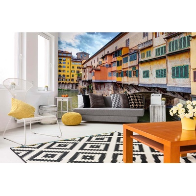DIMEX ART Самозалепваща се флизелинова фототапета понте векио, флоренция 375 x 250 см