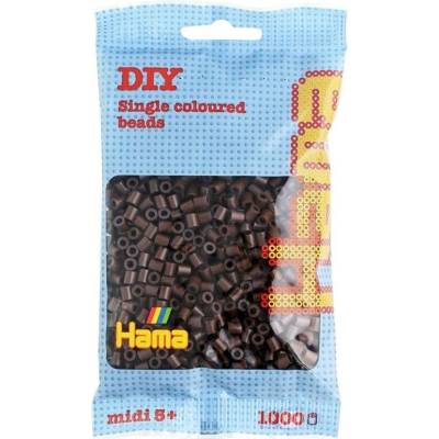 HAMA Hnědé korálky 1000 ks MIDI