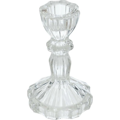 Atmosphera Skleněný svícen, křišťál, 11 cm transparentní