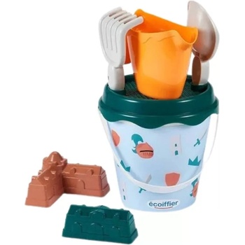Ecoiffier Игрален комплект Ecoiffier - Кофичка за пясък с аксесоари, Рицар, 17 cm (7900000660)