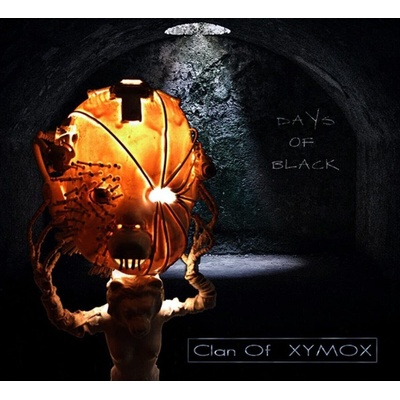 Clan Of Xymox - Days Of Black (Limited Edition) (Orange/Black Starburst Coloured) (LP) (4260063947698)