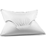 Pufrelax Пуф Голяма възглавница, 350л. , Magic Pillow - White, Перящ се калъф, За открито, EPS перли (PUF-G-MP-TEX-WH)