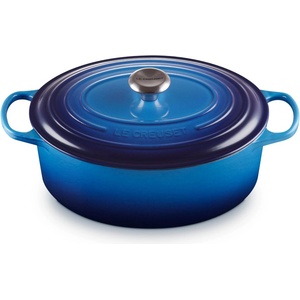 Le Creuset Съдове за готвене SIGNATURE 31 см, 6, 3 л, овална форма, AZURE, чугун, Le Creuset (LECR21178312202430)