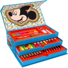 TOYCOMPANY Mickey Mouse kufřík na kreslení 52ks