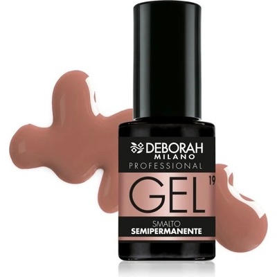 Deborah Milano gelový lak na nehty semi-permanentní, č. 19 Light Antique Pink, 4,5ml