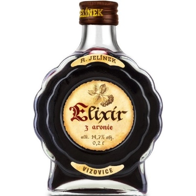 Rudolf Jelínek Elixír z Aronie 14,7% 0,2 l (holá láhev)