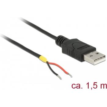 Delock Кабел USB 2.0 с щепсел за конектор тип А 2 отворени проводника, 1, 5 м Raspberry Pi