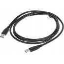 Lanberg CA-USBA-30CU-0018-BK USB, 1,8m, černý