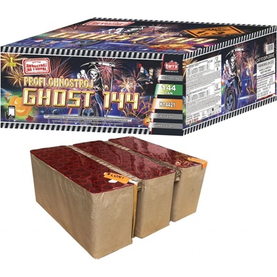 Profi složený Ohňostroj GHOST 144 ran Halloween 1 1 Čína K14421