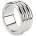 Mr. Steel Elegant Deep C-Ring 45mm Silver
