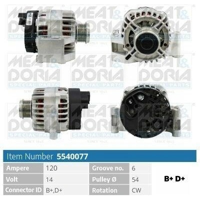 Generátor MEAT & DORIA 5540077