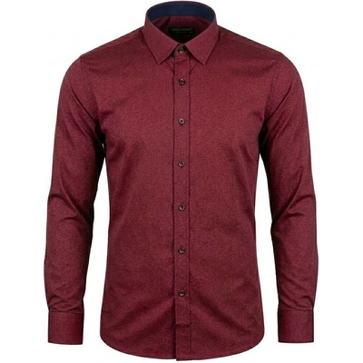 Ego man pánská košile regular fit EGB-514-1 bordó