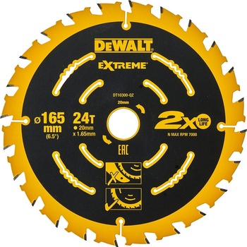 DEWALT DT10300 pílový kotúč 165x20mm 24 zubov