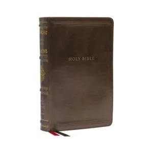 NKJV, Personal Size Reference Bible, Sovereign Collection, Leathersoft, Brown, Red Letter, Compact-Comfort Print | Nelson, Thomas (ISBN: 9780785265009)