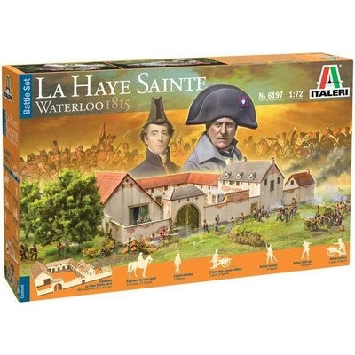 ITALERI Model Kit diorama 6197 Waterloo 1815: La Haye Sainte 33-6197 1:72