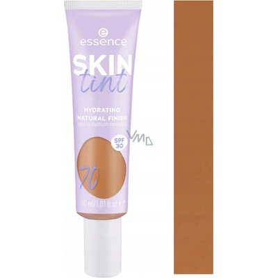 Essence Skin Tint Hydrating Natural Finish SPF30 ľahký hydratačný make-up 70 30 ml