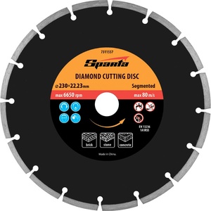 Sparta Сегментиран диамантен диск Sparta 7311557, 230 х 22, 2 мм