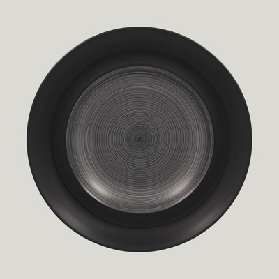 RAK Porcelain Trinidad talíř hluboký s hranou 30 cm, šedý RAK-TRCLDP30BG