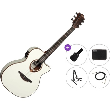 LÂG GUITARS Tramontane 118 T118ASCE-IVO Premium SET Ivory Електро-акустична китара Джъмбо