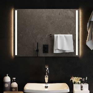 vidaXL LED огледало за баня, 70x50 см (151746)