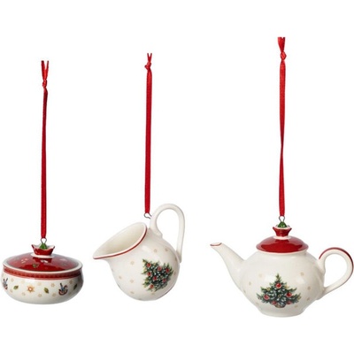 VILLEROY & BOCH Toy 's Delight Decoration Vianočná závesná dekorácia Kávový servis 3ks Villeroy & Boch