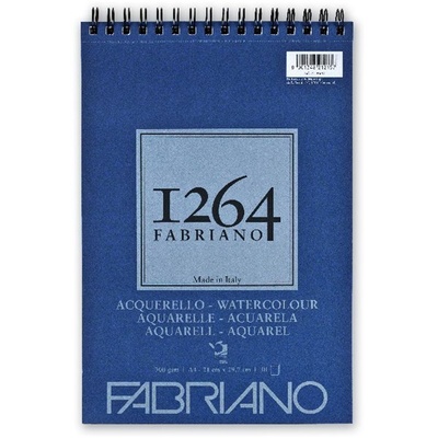 Fedrigoni 1264 Акварел 300g A4 30 листа с подвързия на спирала блок за акварел 19100649 (19100649)