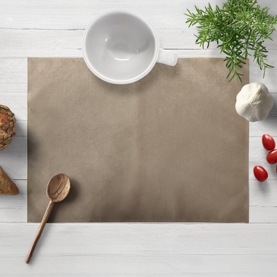 Biante Zamatové prestieranie Velvet Prémium SVP-030 Sivobéžové 35x45 cm