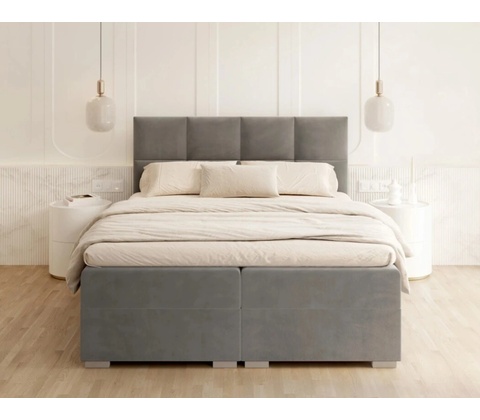 FDM Portland Boxspring sivá