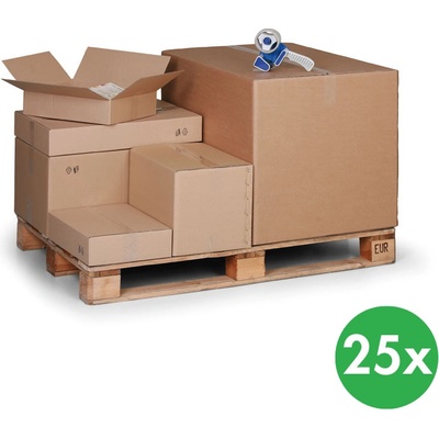 B2B Partner Kartonová krabice s klopami, 800 x 400 x 300 mm 5-vrstvá lepenka 25 ks