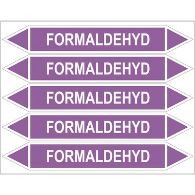 Značení potrubí, formaldehyd PZGL 007177