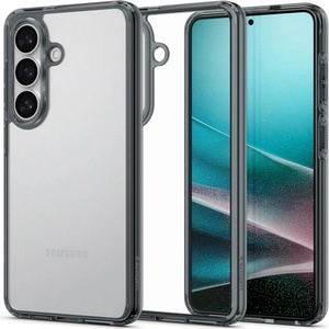Spigen Samsung S26 SPIGEN ULTRA HYBRID пластмасов протектор за телефон с удароустойчива рамка, въздушна възглавница, светлосив ACS10733 (ACS10733)