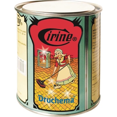 Cirine biela tuhá pasta na parkety, drevo a linoleum 550 g
