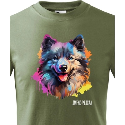 Dětské tričko Německý špic vlčí Military Canvas Dětské tričko 2562
