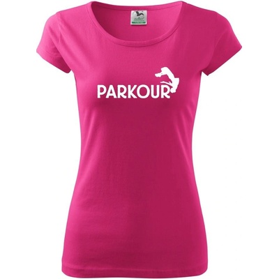 Parkour salto Pure dámske tričko Purpurová