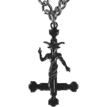 FALON чокър Baphomet Cross - PSY1105